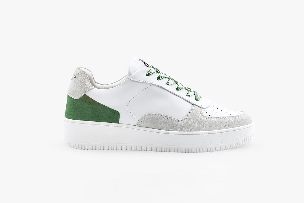 Claire in forest green